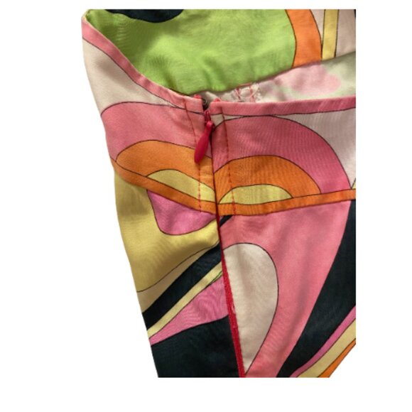 Emilio Pucci Printed Multicolor Mini Dress VINTAGE - Picture 6 of 8
